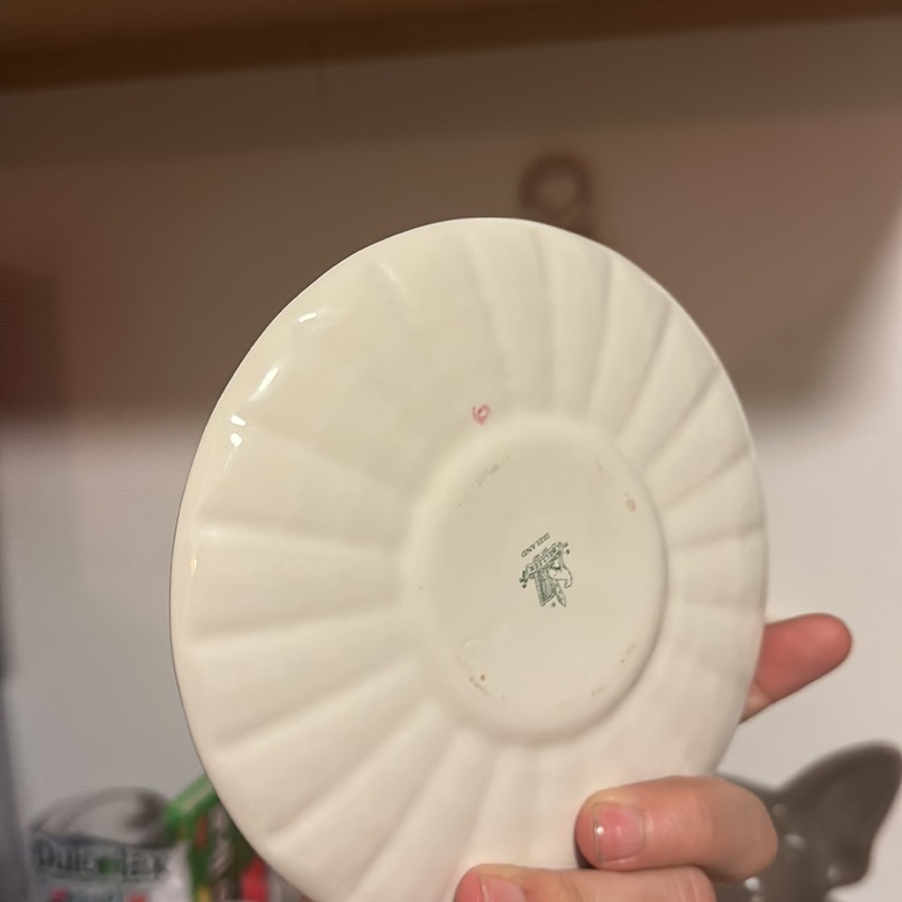 💕Rare Belleek Ireland pink shell tea set for two - Picture 11 of 12
